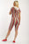 Striped, Two Piece Top And Short Set