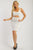 Solid Sleeveless Dress With Scoop Neck, Low Back And Front Cutout