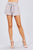 Paper Bag W/bow Tie Yarn Dye Stripe Short Pants