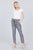 Paper Bag W/bow Tie Yarn Dye Stripe Long Pants