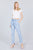 Paper Bag W/bow Tie Yarn Dye Stripe Long Pants