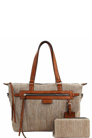 2in1 Fashion Princess Satchel With Matching Wallet