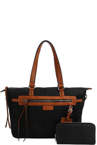 2in1 Fashion Princess Satchel With Matching Wallet