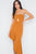 Strapless Flounce Hem Solid Dress