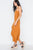 Strapless Flounce Hem Solid Dress
