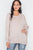Asymmetrical Hem Seamed Sweater