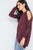 Asymmetrical Hem Seamed Sweater