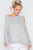 Asymmetrical Hem Seamed Sweater