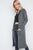 Button Front Long Line Cardigan