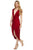 Deep V-neck Jersey Tunic Dress