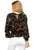 Long Sleeve Baroque & Chain Print Top