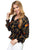 Long Sleeve Baroque & Chain Print Top