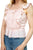Polka Dot Smocked Ruffle Crop Top