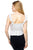 Polka Dot Smocked Ruffle Crop Top
