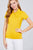 Classic Pique Spandex Polo Top