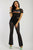 Lace, Full Length, High Waisted Pants In A Bodycon Fit