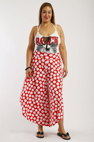Polka Dot, Loose Harem Pants