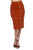 Coconut Button Down Ribbed Skirt