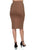 Coconut Button Down Ribbed Skirt