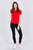 Classic Jersey Spandex Polo Top