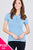 Classic Jersey Spandex Polo Top