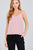 V-neck W/back Cross Strap Cami Woven Top
