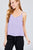 V-neck W/back Cross Strap Cami Woven Top