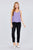 V-neck W/back Cross Strap Cami Woven Top