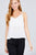 V-neck W/back Cross Strap Cami Woven Top