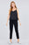 V-neck W/back Cross Strap Cami Woven Top