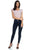 Denim High Rise Belted Pants
