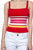 Stripe Sweater Cropped Top
