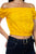 Off Shoulder Embroidered Crop Top