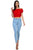 Off Shoulder Embroidered Crop Top