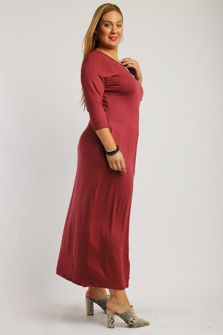 Solid Long Body Tunic Top
