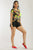 Print, Short Sleeves Tank Top