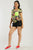 Print, Short Sleeves Tank Top