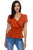 Shirring Ruffle Cropped Top