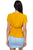 Shirring Ruffle Cropped Top
