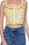 Stripe Button Down Cropped Top