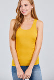 Racer Back Rib Tank Top