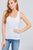 Racer Back Rib Tank Top