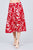 Tulip Sleeve Off The Shoulder Button Down Crop Top And Button Down Midi Skirt Set