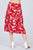 Tulip Sleeve Off The Shoulder Button Down Crop Top And Button Down Midi Skirt Set