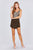 V-neck Back Cross Strap Animal Print Cami Woven Top