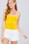Double Round Neck Contrast Cami Top
