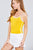 Double Round Neck Contrast Cami Top