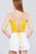 Back Open W/cross Strap Contrast Side Stripe Tue Top