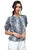 Short Sleeve Smocked Waist Blouse