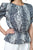 Short Sleeve Smocked Waist Blouse